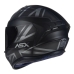 Capacete Asx | Draken UK | Preto Fosco | Cinza