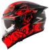 Capacete KYT | Striker 2V Neutron | Black | Red Fluo