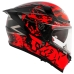 Capacete KYT | Striker 2V Neutron | Black | Red Fluo