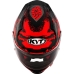 Capacete KYT | Striker 2V Neutron | Black | Red Fluo
