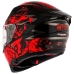 Capacete KYT | Striker 2V Neutron | Black | Red Fluo