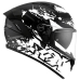 Capacete KYT | Striker 2V Neutron | Black | White 