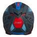 Capacete X11 | Revo Pro | Flagger Vermelho | Azul Fosco